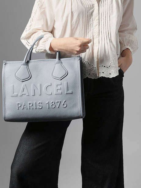 Handtas M Jour Leder Lancel Blauw jour A12996 ander zicht 1